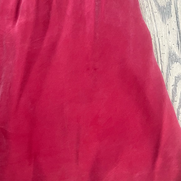 Vintage Victoria Secret Silk Red Slip Dress Spaghetti Straps Nightgown Sexy Soft - Picture 3 of 7